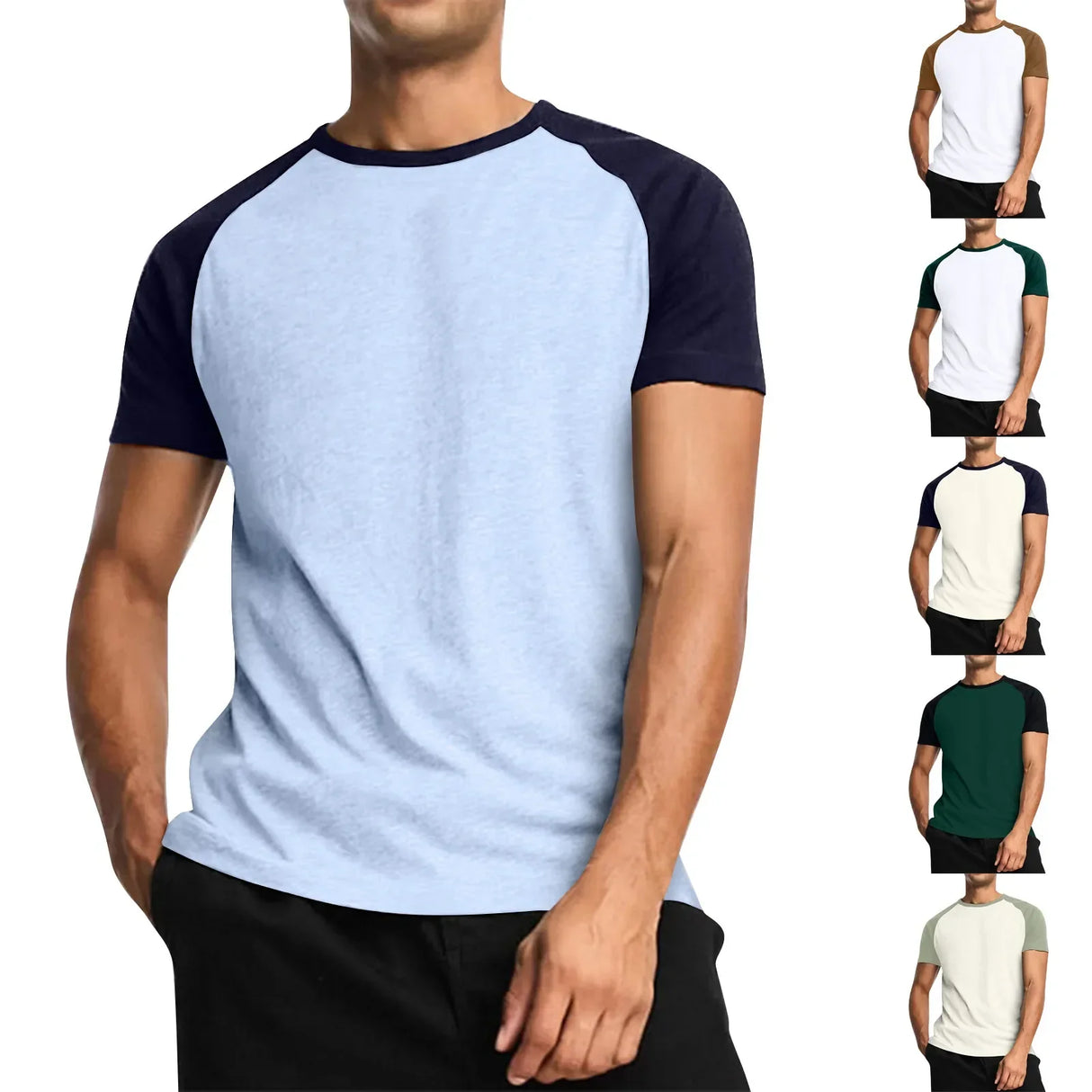 T-shirts Men Summer High Quality Cotton Male Tshirt