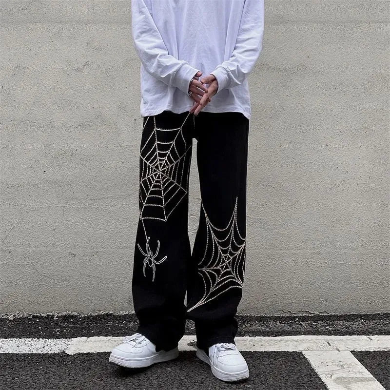 Streetwear Y2k Pants Anime Sweatpants Male Wide Leg
