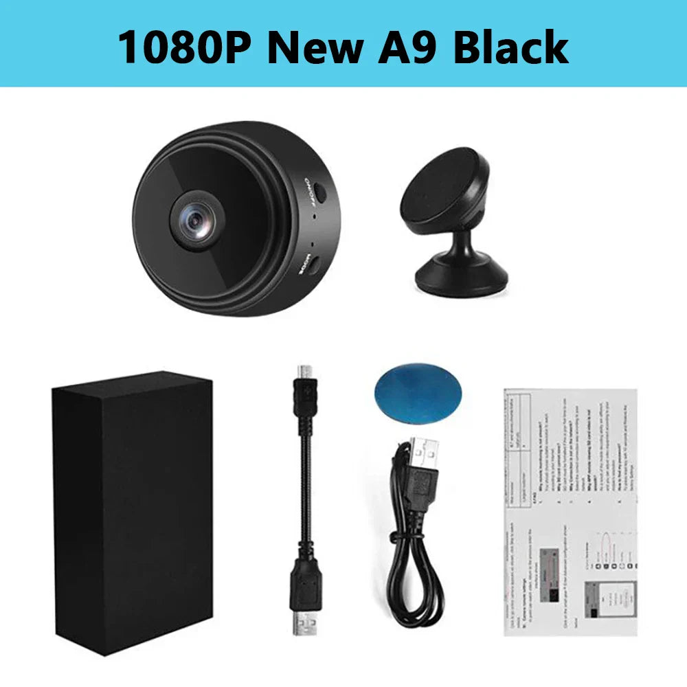2024 Upgraded A9 Mini WiFi Camera FullHD 1080p