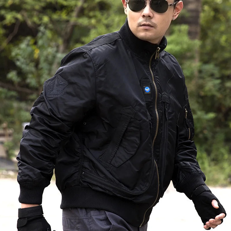 Coat for Men Motorcycle Jacket Camping Parkas Men's