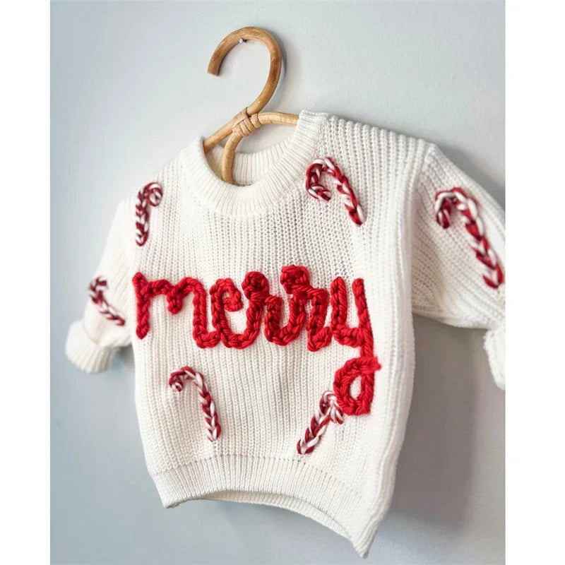 Christmas Baby Loose Sweater Knitted Autum Winter Baby
