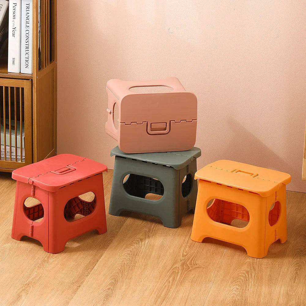 Portable Plastic Folding Stool Outdoor Fishing Stool Small
