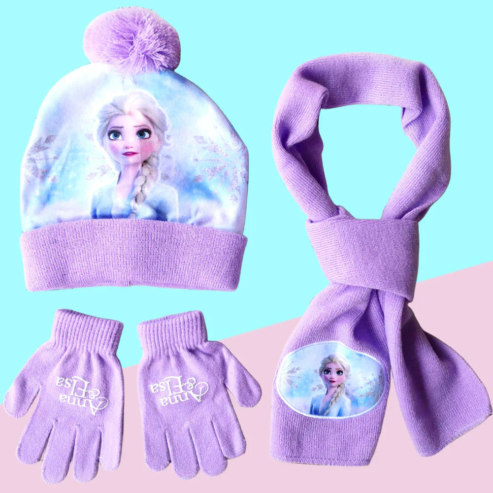 New Autumn Winter Children Hat Elsa Classics Disney