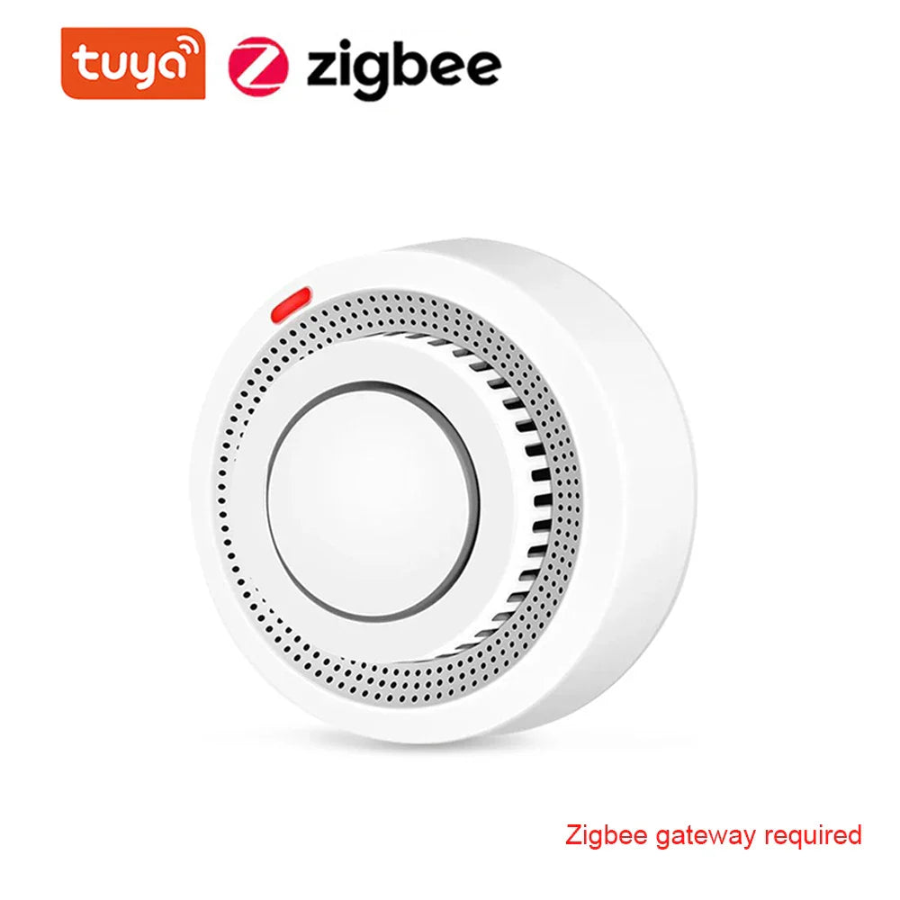 Tuya Smart Zigbee WiFi Smoke Detector Smart Fire