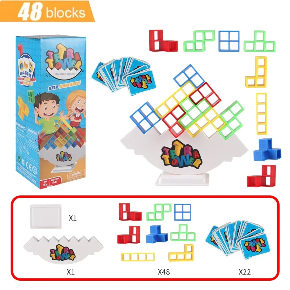 HOT Stacking Blocks Tetra Tower Balance Game Stacking