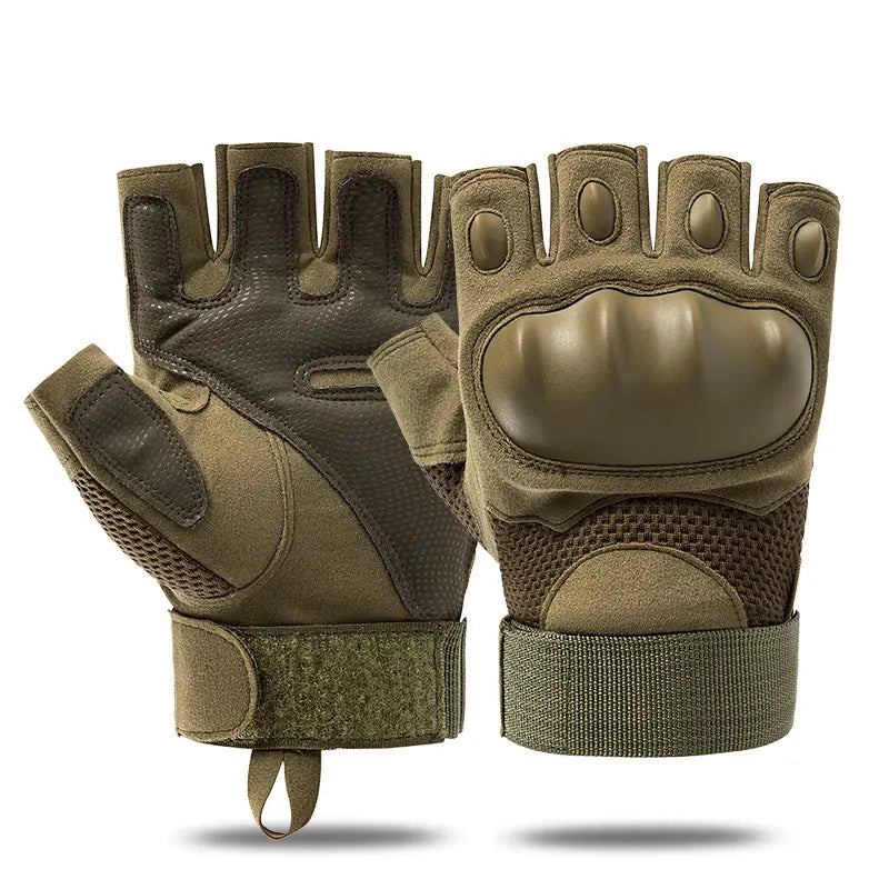 Men's and women's PU leather tactical gloves, military