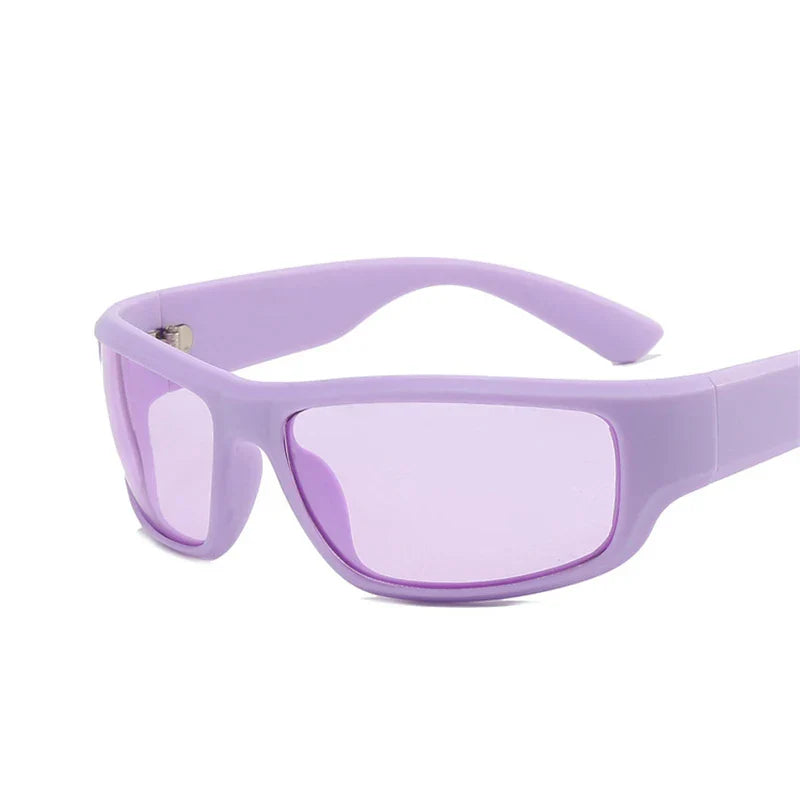 New Green Sport Sunglasses Men Women Retro Punk