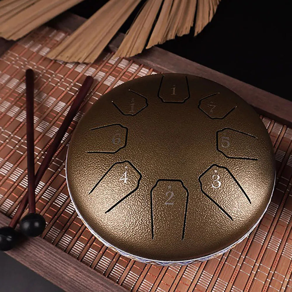 Tongue Drum 6 Inch 8 Tone Mini Ethereal