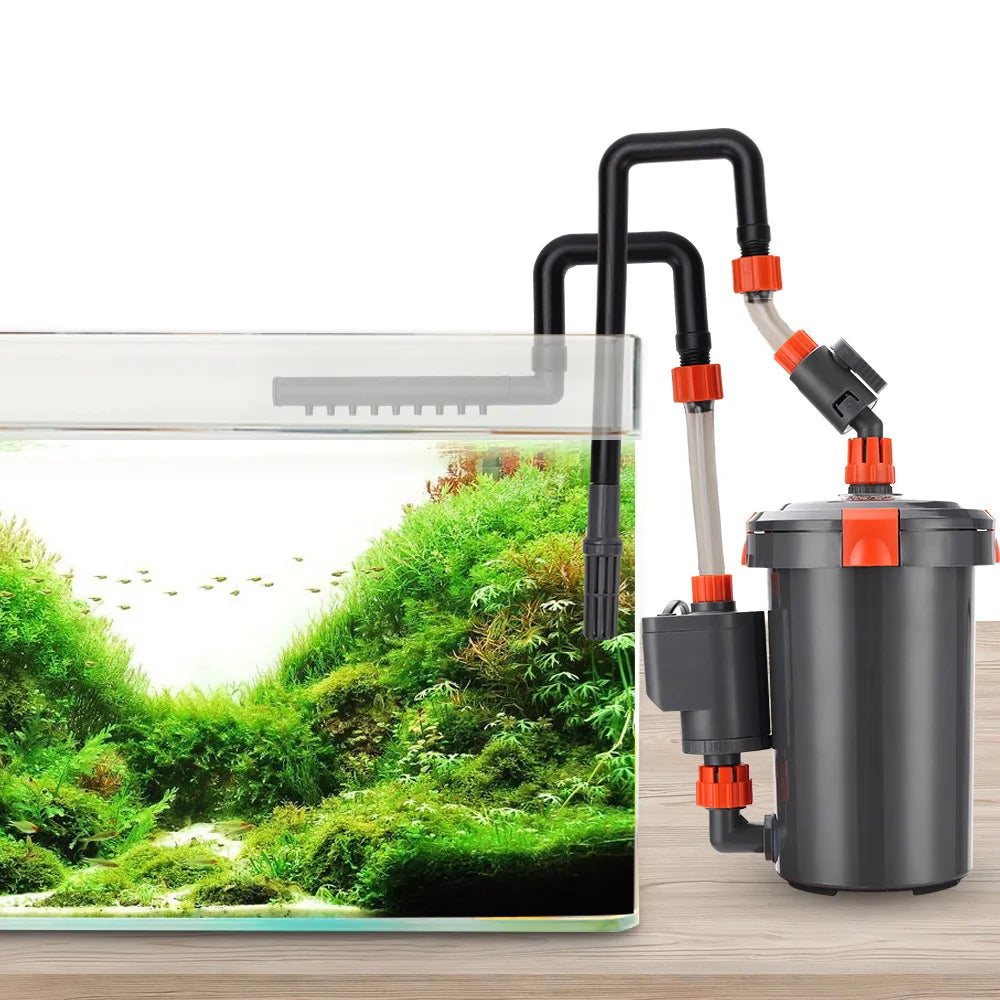 Aquarium Bio External Filter System Bucket Outside Mute