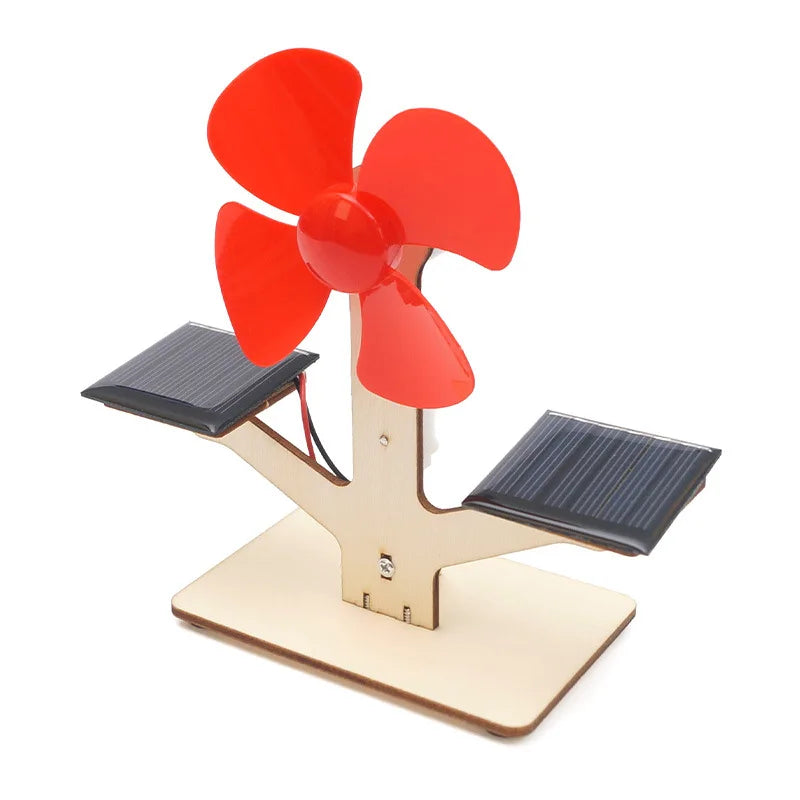 Solar Fan Power Generation Technology DIY Materials Science
