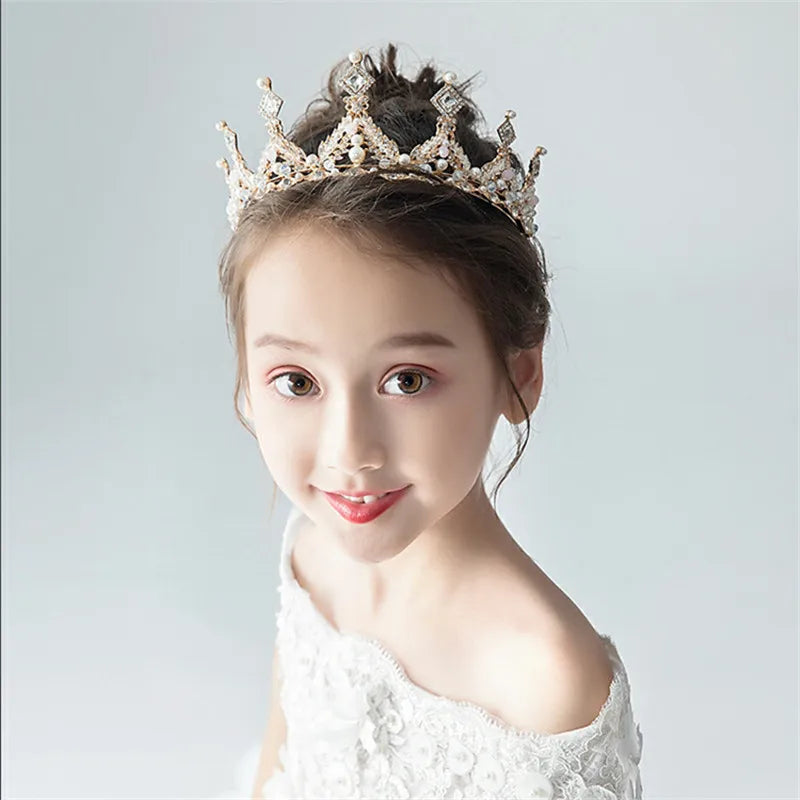 Kids Girls Crystal Tiaras and Crown Headbands Bridal