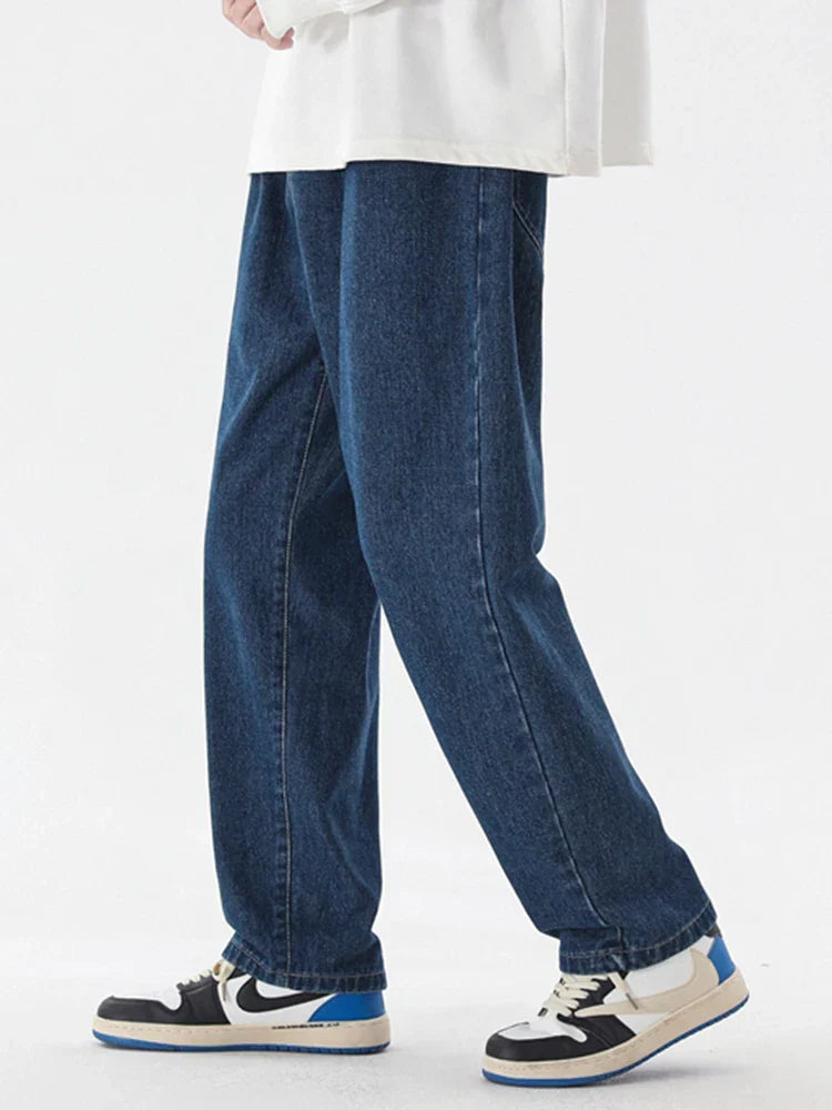 2023 New Korean Fashion Men's Casual Ankle-Length Jeans