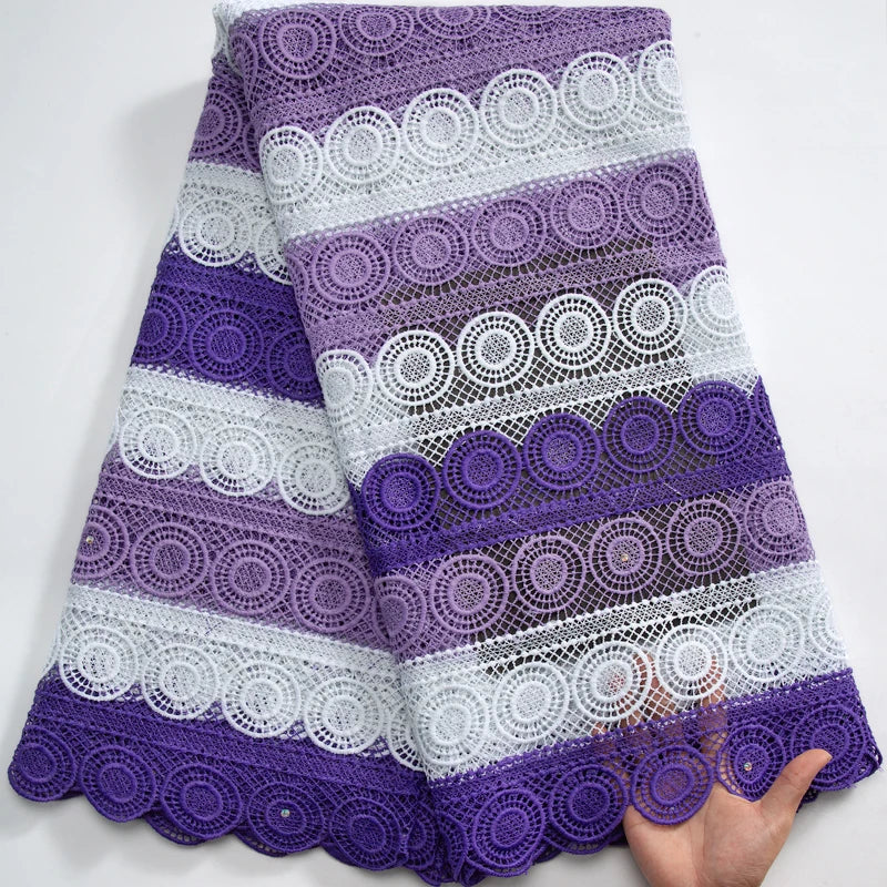 SJD LACE 2024Skin Friendly Classic African Eembroidery Guipure