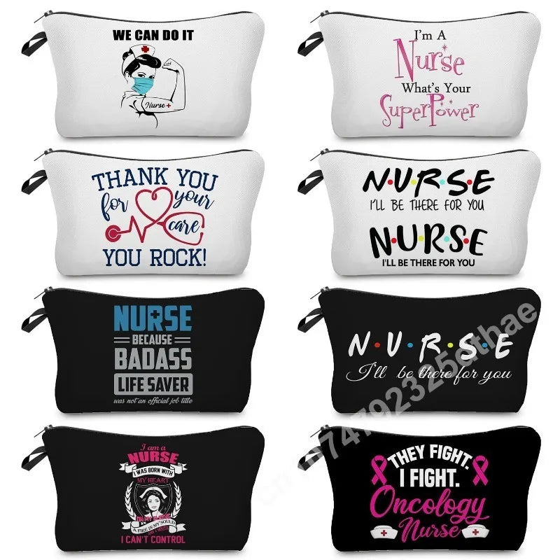 Nurse Makeup Bag Women Cosmetic Bag Toiletry Travel