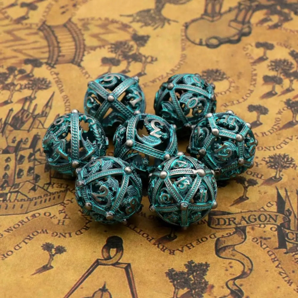 7Pcs/set 7-Die Table Game DND Dice Party Game