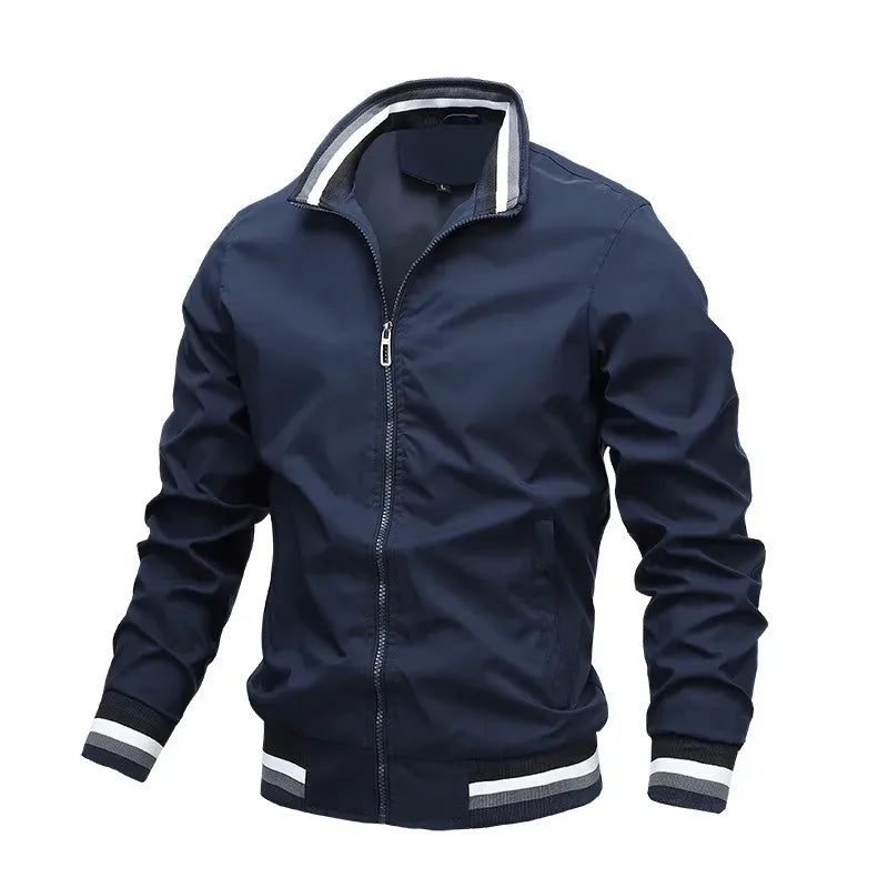 Men's Casual Four Seasons Windproof Waterproof Aviator Jacket