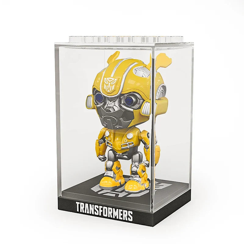 Transformation Robot toy 10cm acousto-optic bumblebee Optimus Prime