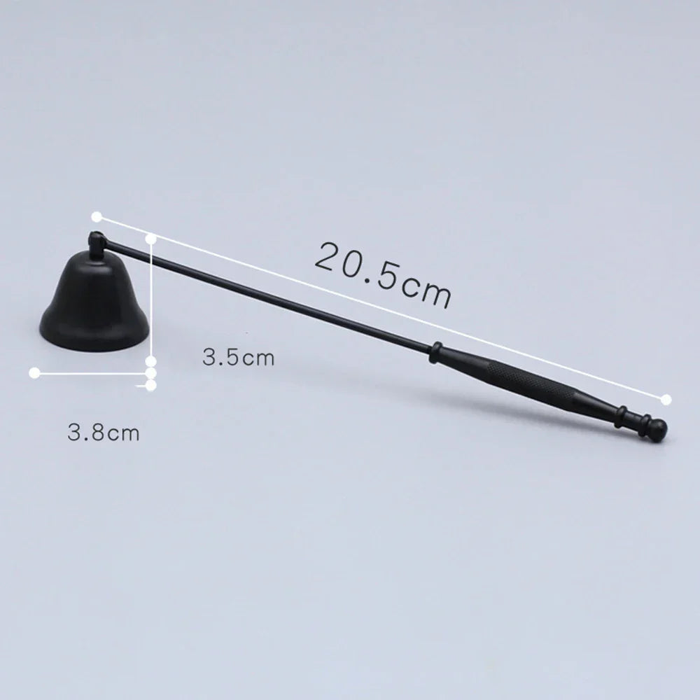 Stainless Steel Smokeless Candle Wick Bell Snuffer Home