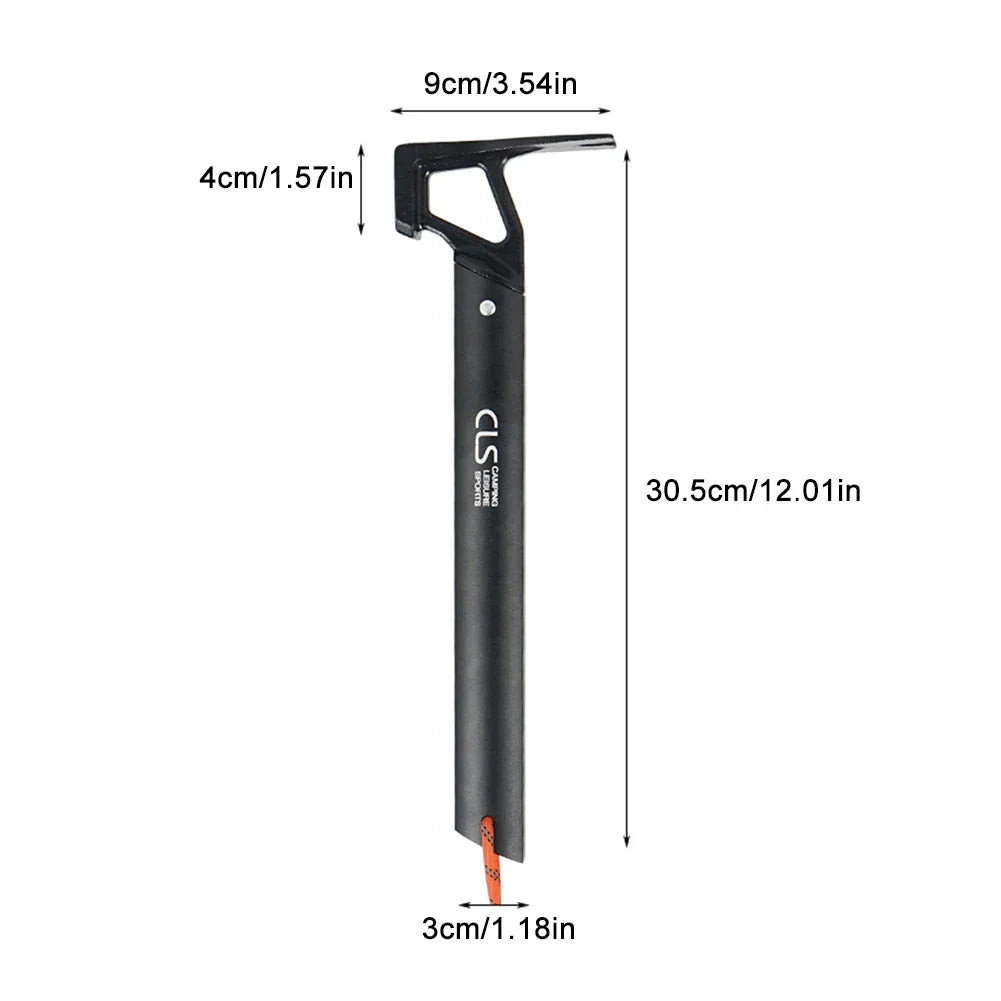 Camping Hammer Stainless Steel Ground Pegs Hammer Outdoor