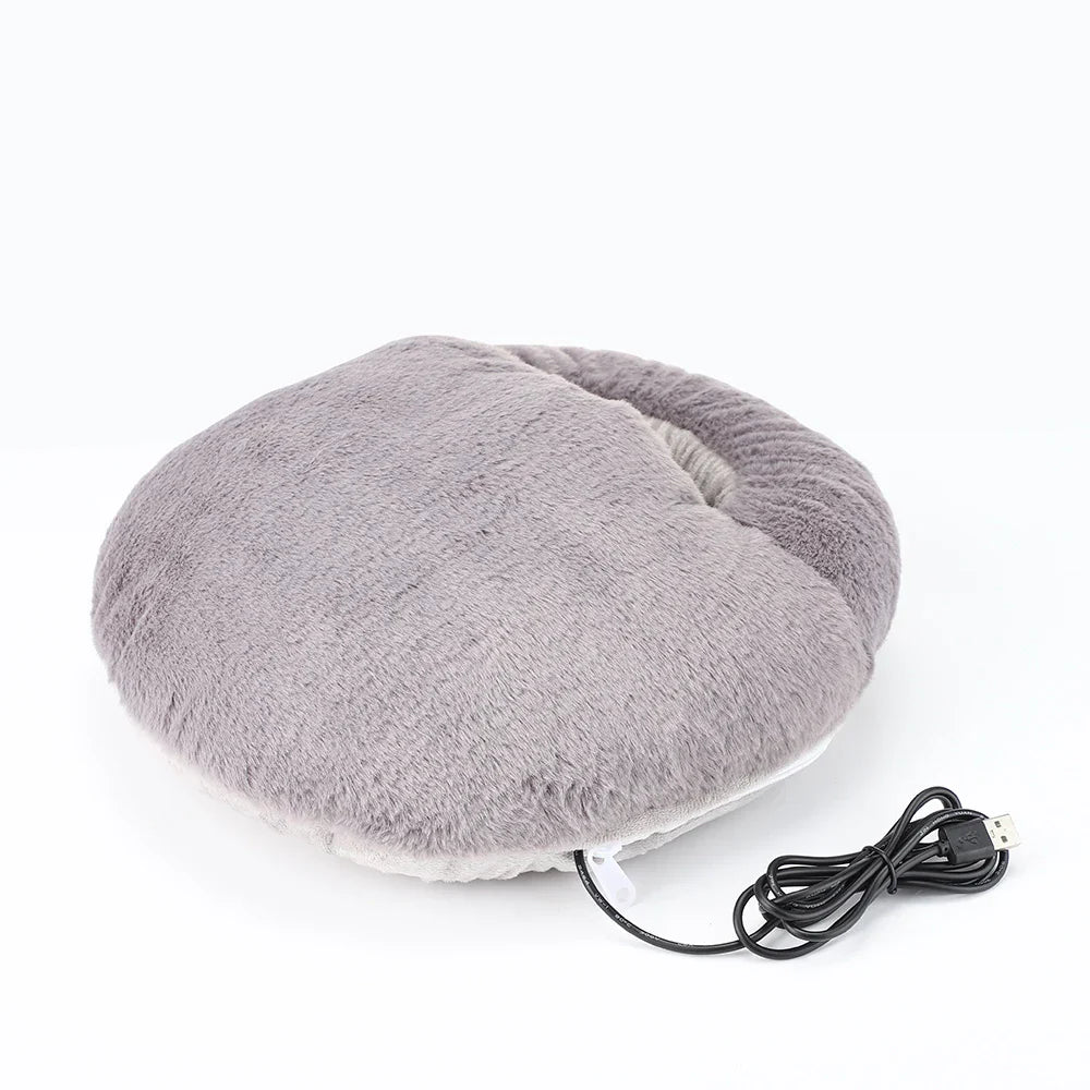 USB Heating Foot Pads Shoes Winter Heated Warming