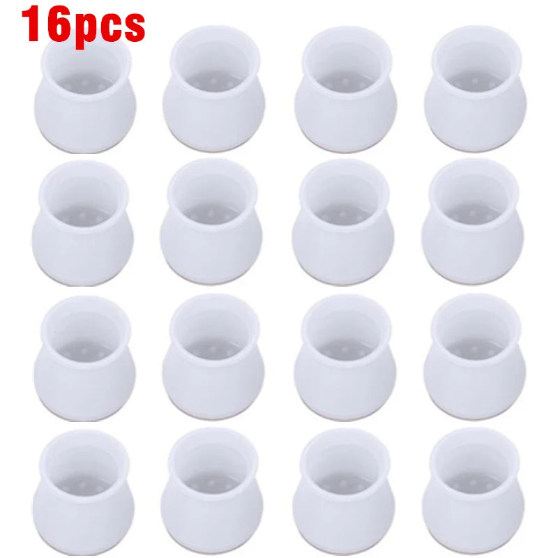 Upgraded 8/16pcs Furniture Silicone Protection Cover with Felt