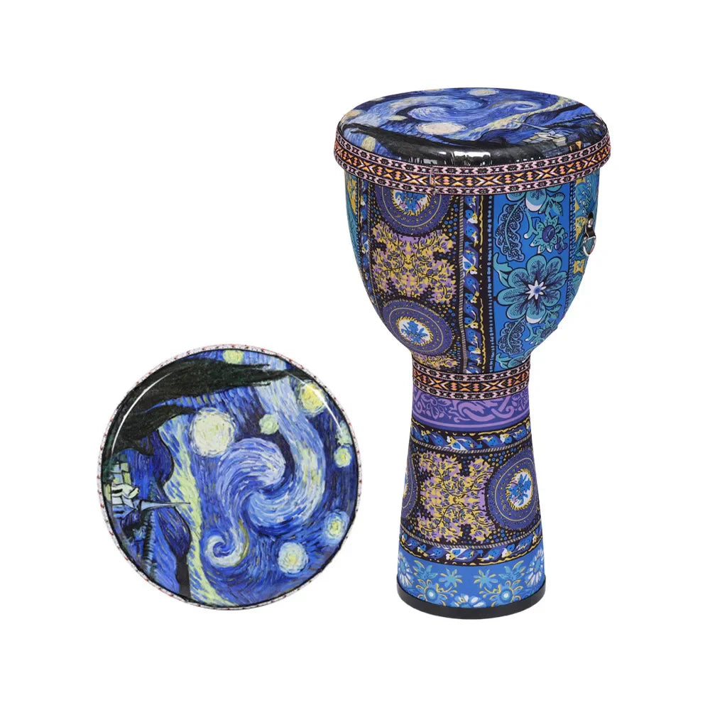 African Hand Drum 8 Inch Portable Djembe Drum