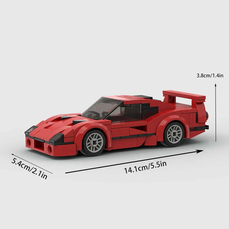 Pcs F40 Moc Speed Champions Sports Racer Cars