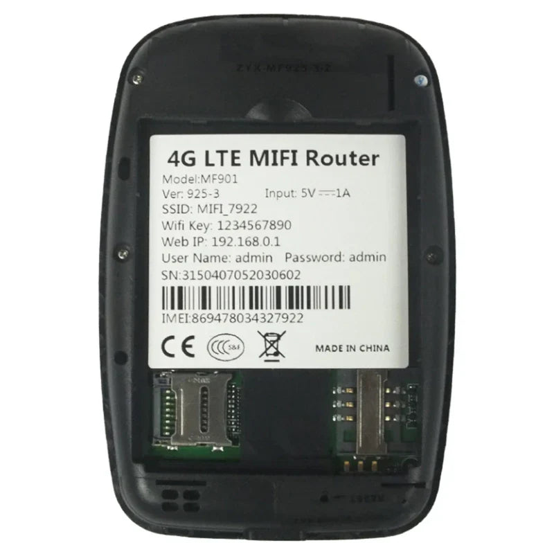 4G Lte Mobile WiFi Hotspot Travel Router Partner