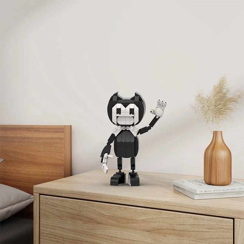 Buildmoc Horror Game Bendy Role Ink Machine Building