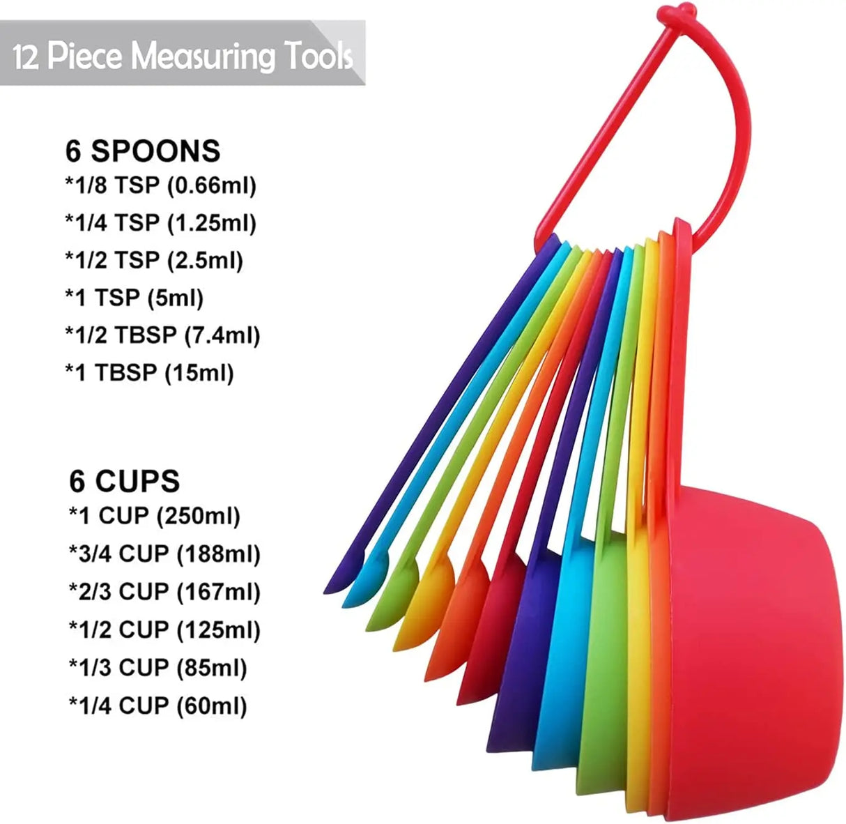 Measuring Spoon Cup Set 1 1/2 1/3 1/4