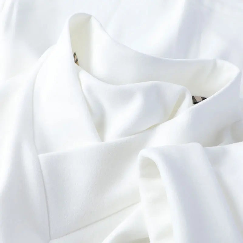 100 Double sided velvet men's V-neck long sleeved