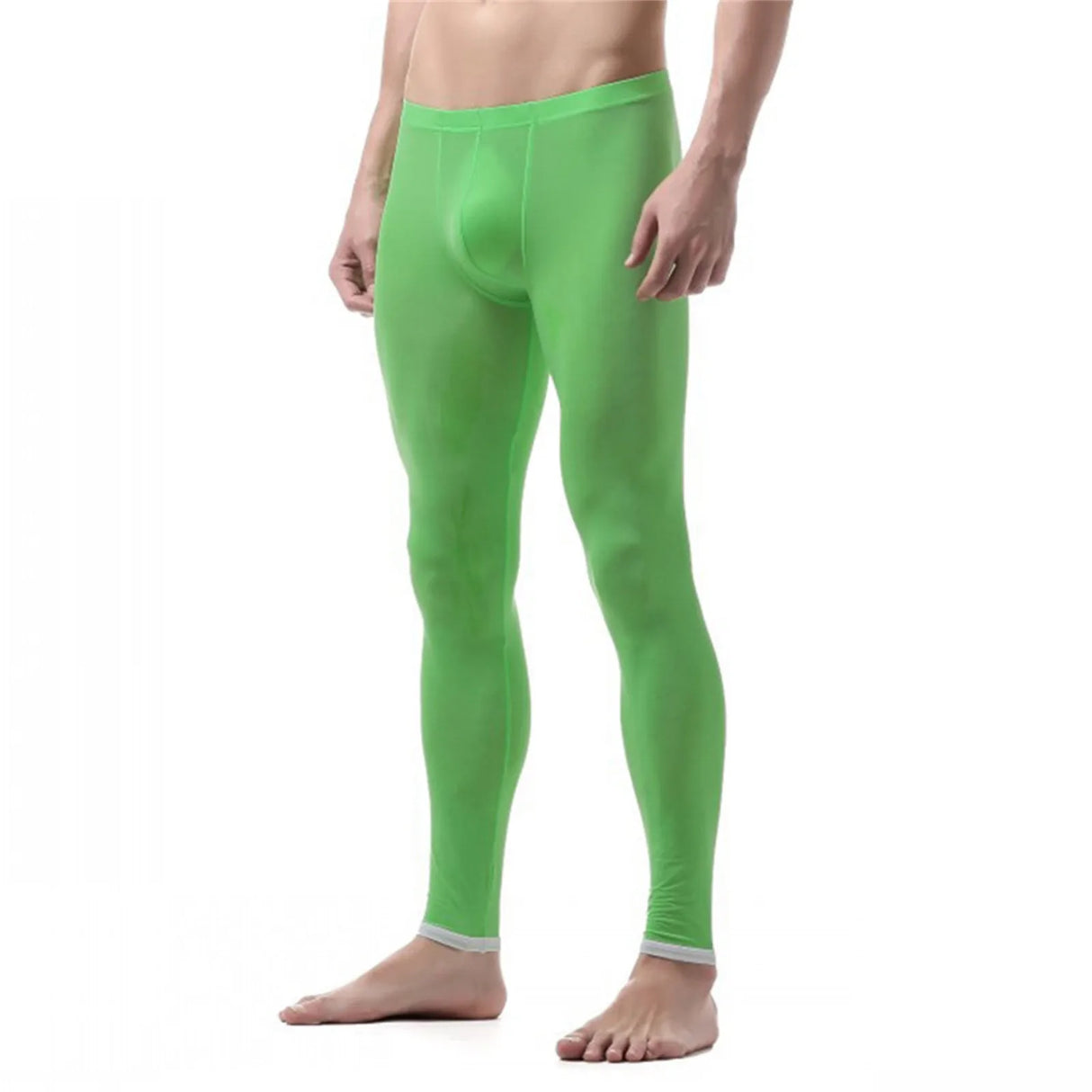 Men'S Long Leggings Soild Elastic Waisted Home Trousers