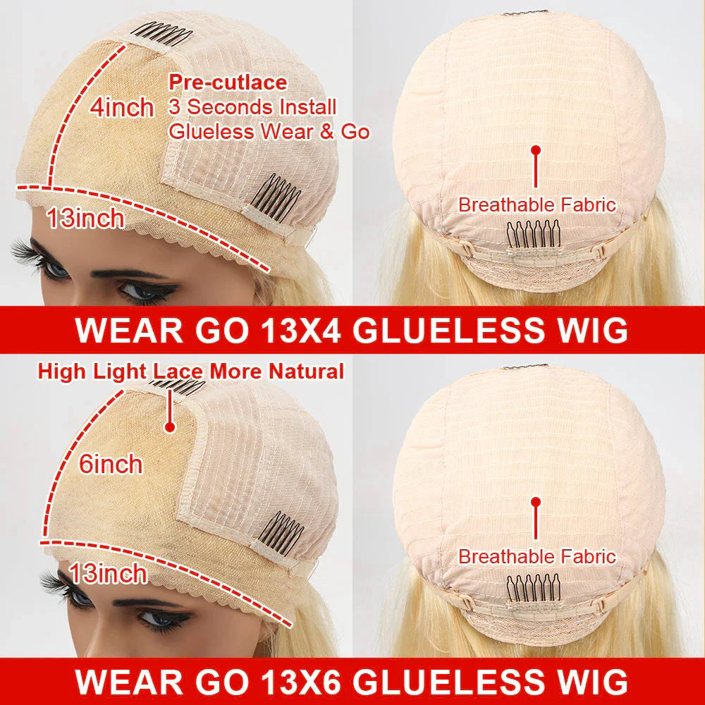 Body Wave 613 HD Lace Frontal Wig Water