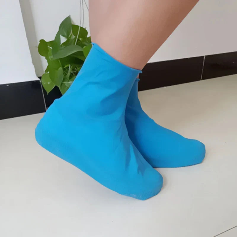 1Pair Waterproof Silicone Shoe Cover Nonslip Wearresistant Unisex