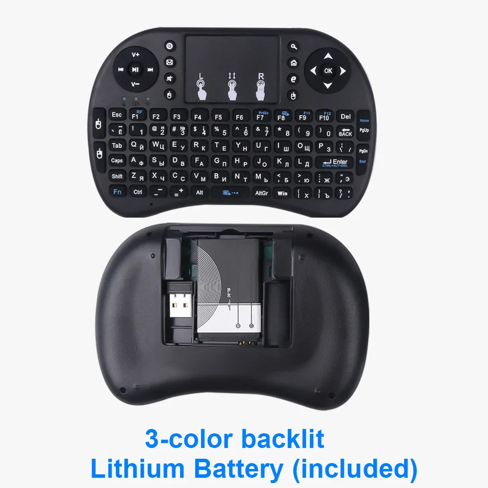 i8 Mini Keyboard Wireless Keyboard 3 Color Backlit