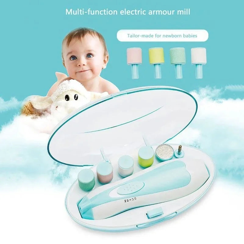 Baby Electric Nail Trimmer Kid Nail Polisher Tool