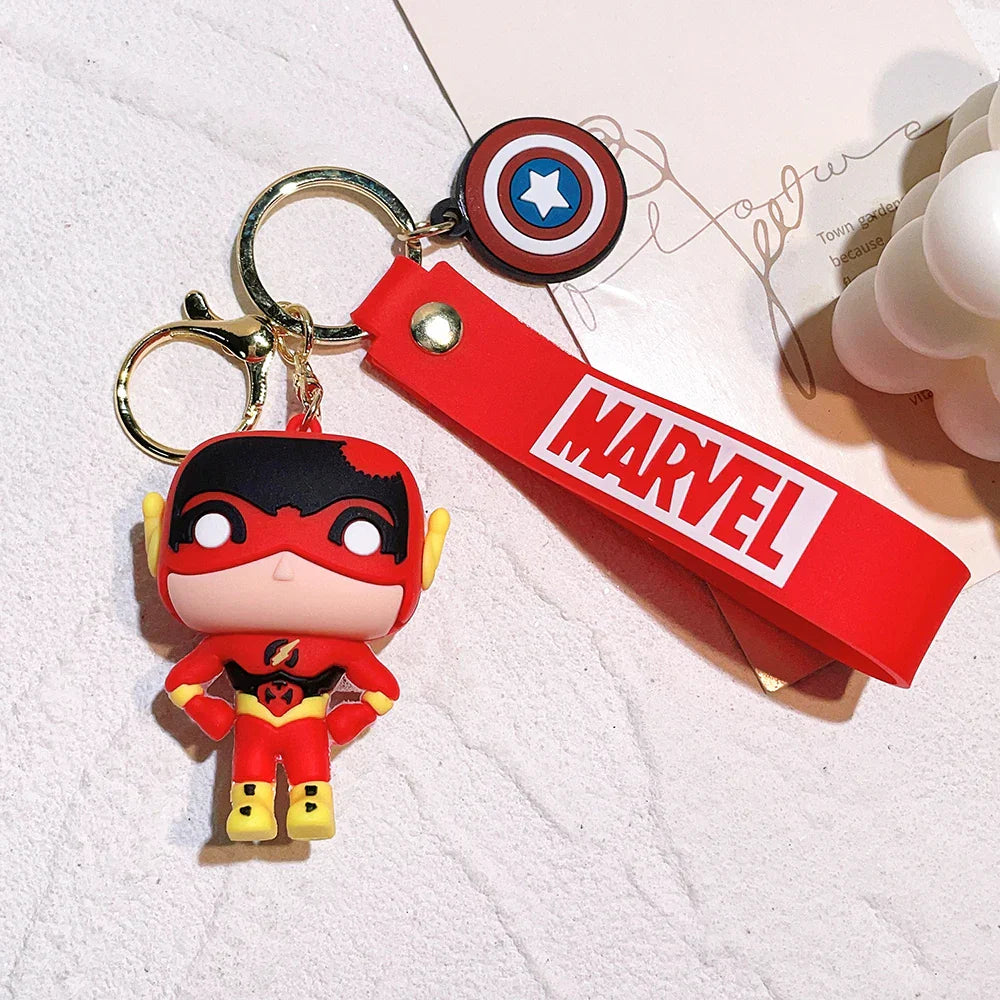 Marvel Keychain Silicone Bag Keyring For Women Disney