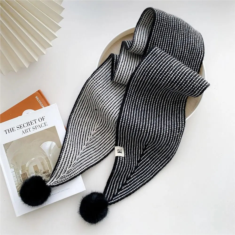 Winter Warm Neck Tie New Women Fashion Cashmere