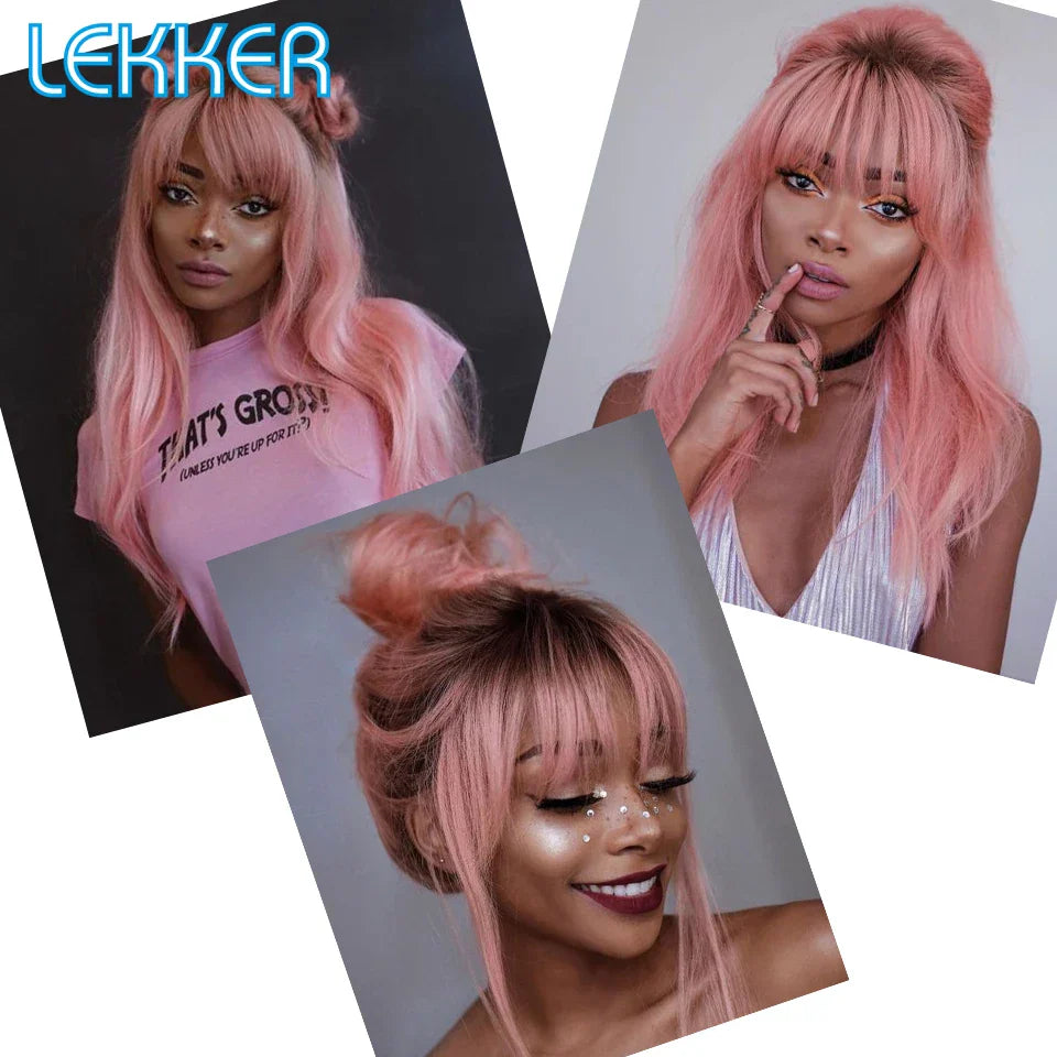Lekker Wear to go Rose Pink Bone Straight