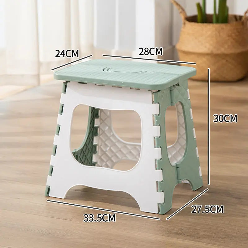 Thickened Plastic Folding Furniture Stool Portable Mini Outdoor