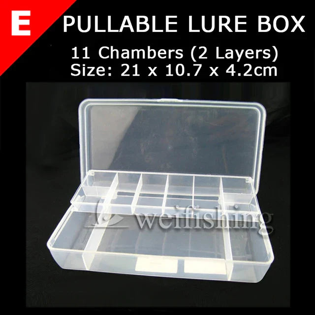 1PC Fishing Accessories Plastic Fishing Lure Box /