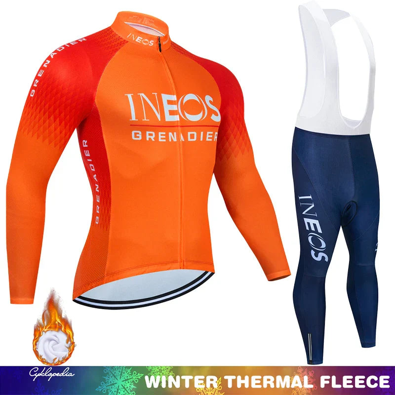 Winter Thermal Fleece Cycling Clothing Mtb Man Laser