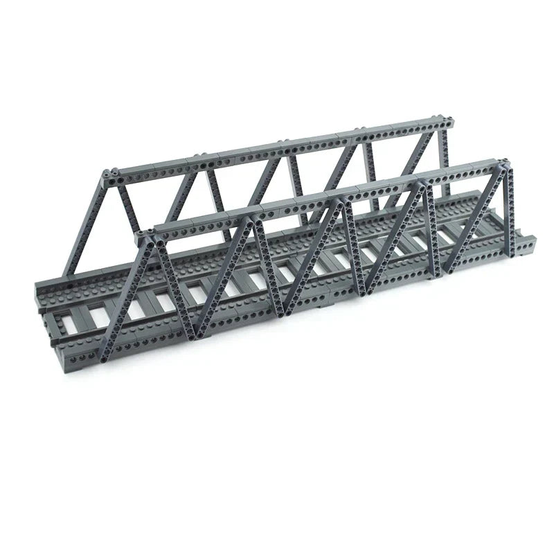 City Trains Track Rail Bricks Model straight curved