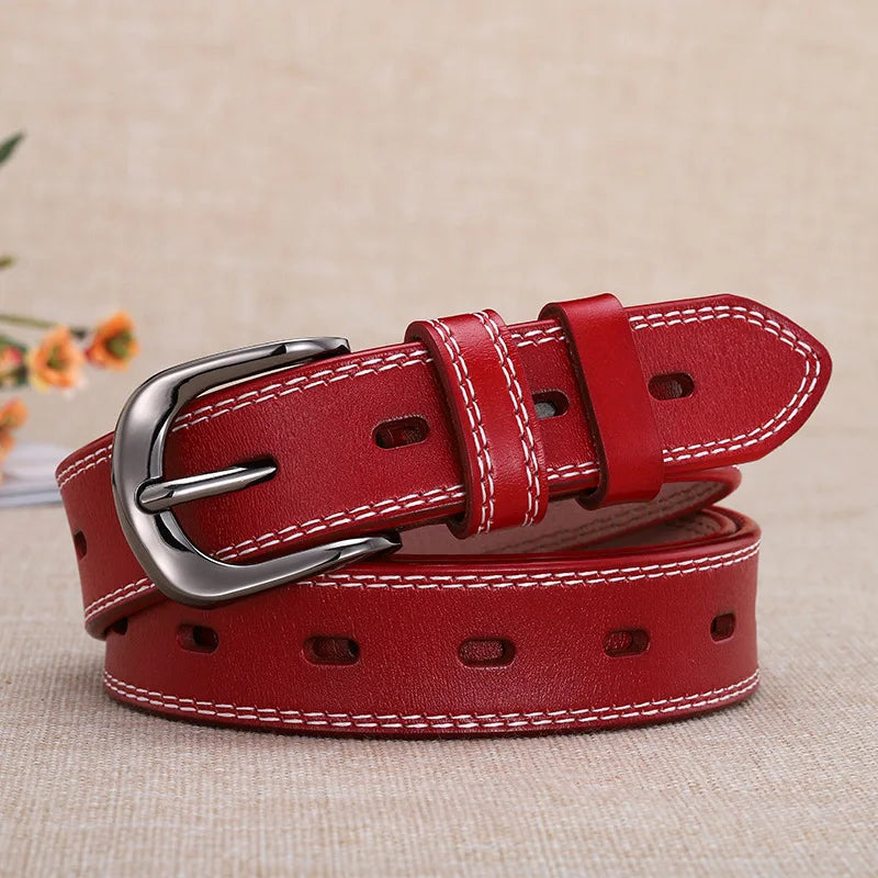 Women Genuine Leather Belt for Female Strap Casual