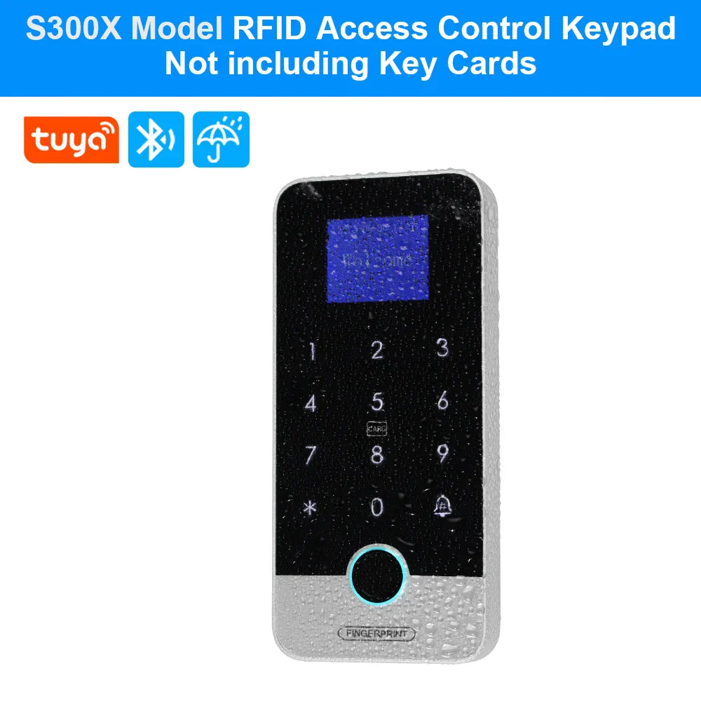 Waterproof Bluetooth Tuya APP Fingerprint Access Controller Standalone