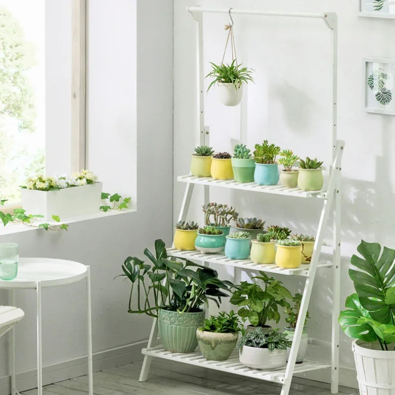 Plant Stand Storage Shelf 3-Tier Hanging Stand for