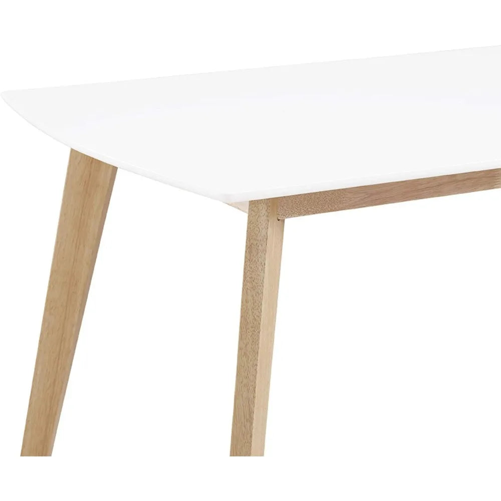 Walker Edison Mid Century Modern Wood Table Dining