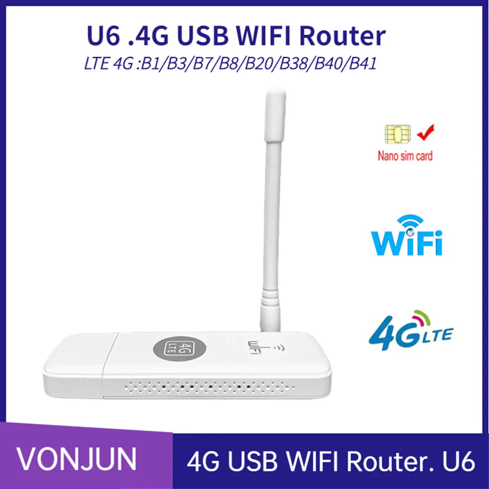 4G WiFi Router Portable 4G LTE Wireless Router