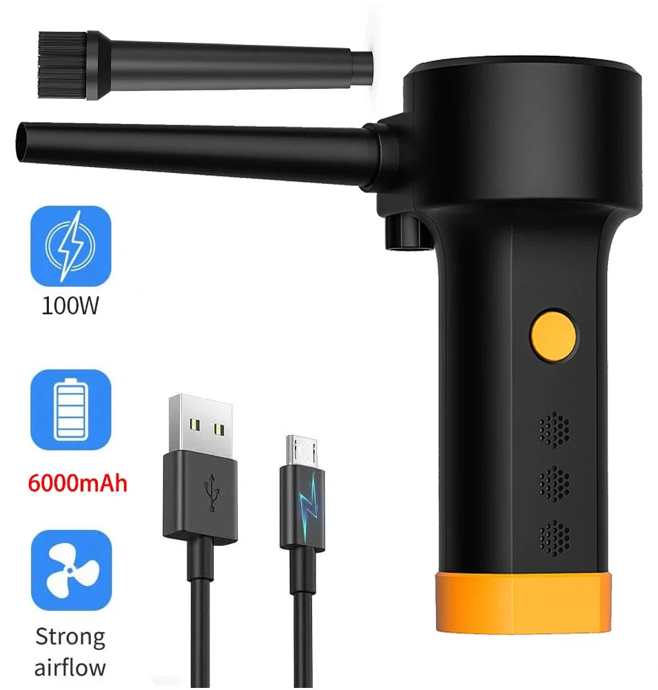 Icanzuo Cordless Air Blower For Computer Pc Cleaning