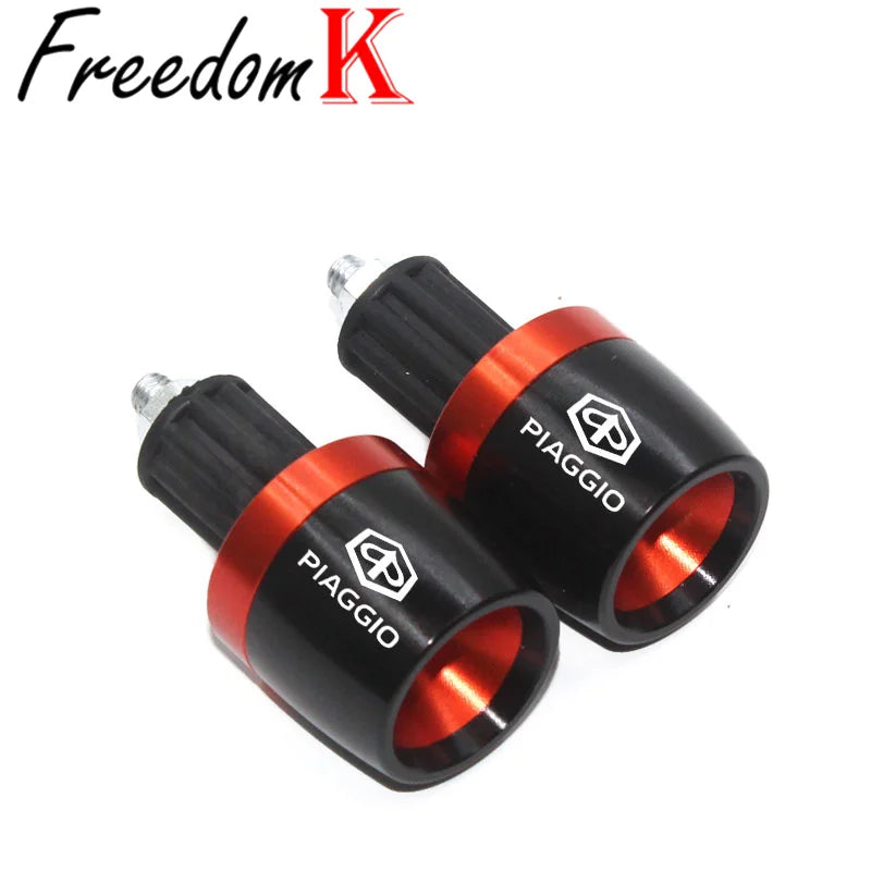 22mm Motorcycle CNC Handlebar Bar Ends for Piaggio